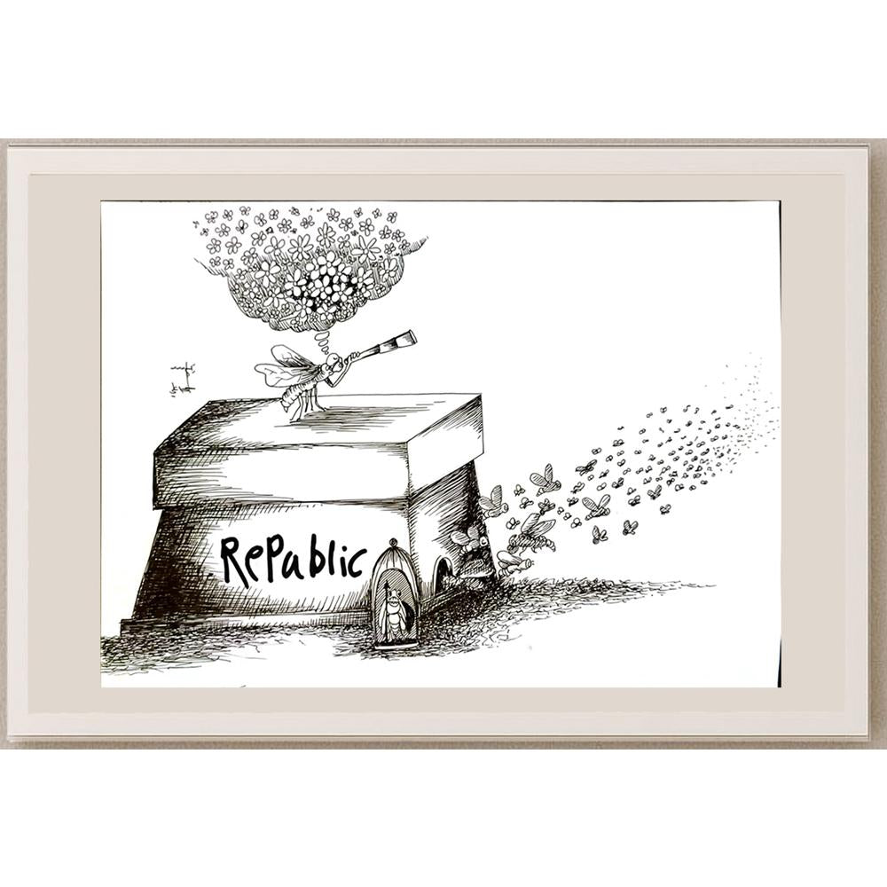 Ahmad Ali 35x25cm Orijinal Karikatür BOD05883