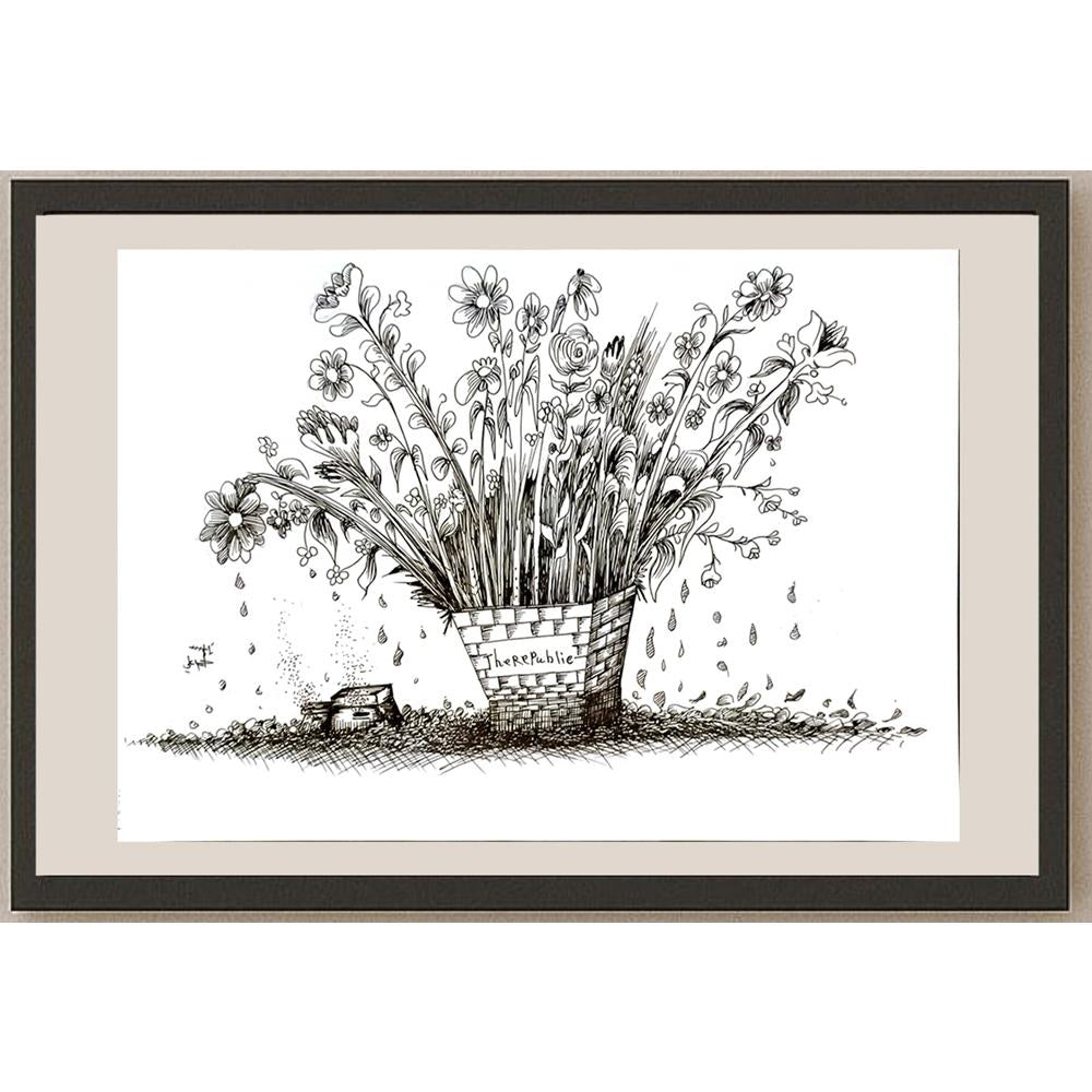Ahmad Ali 35x25cm Orijinal Karikatür BOD05884