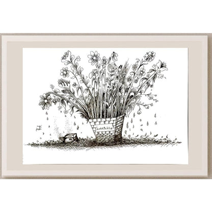 Ahmad Ali 35x25cm Orijinal Karikatür BOD05884