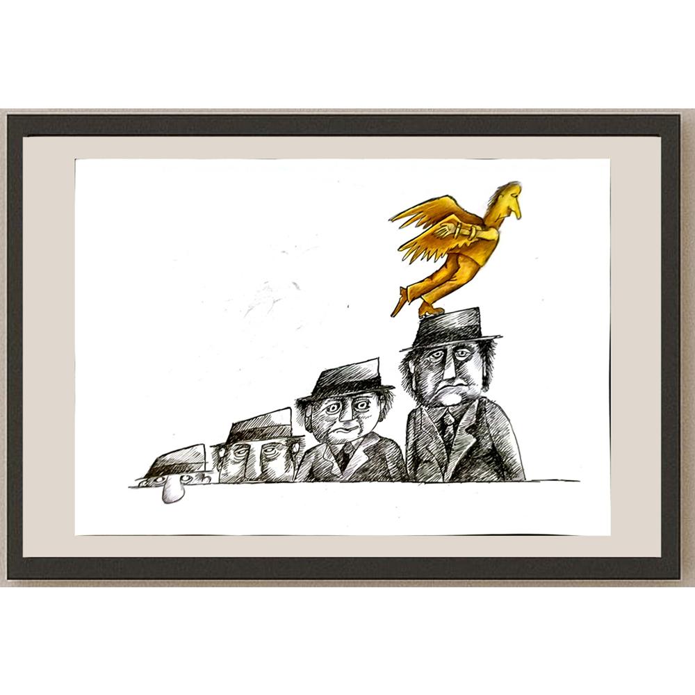 Tabakov Jivko 29x21cm Orijinal Karikatür BOD05886