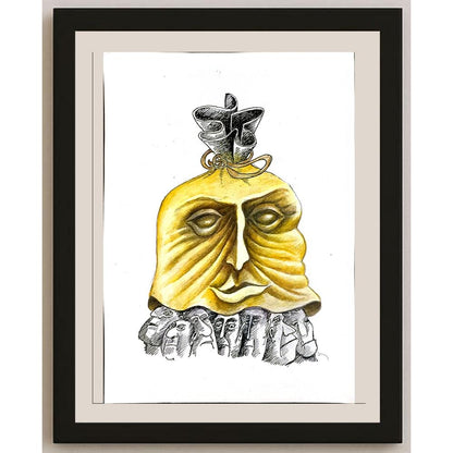 Tabakov Jivko 29x21cm Orijinal Karikatür BOD05887