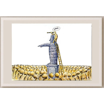 Arkady Tzkun 43x30cm Orijinal Karikatür BOD05890