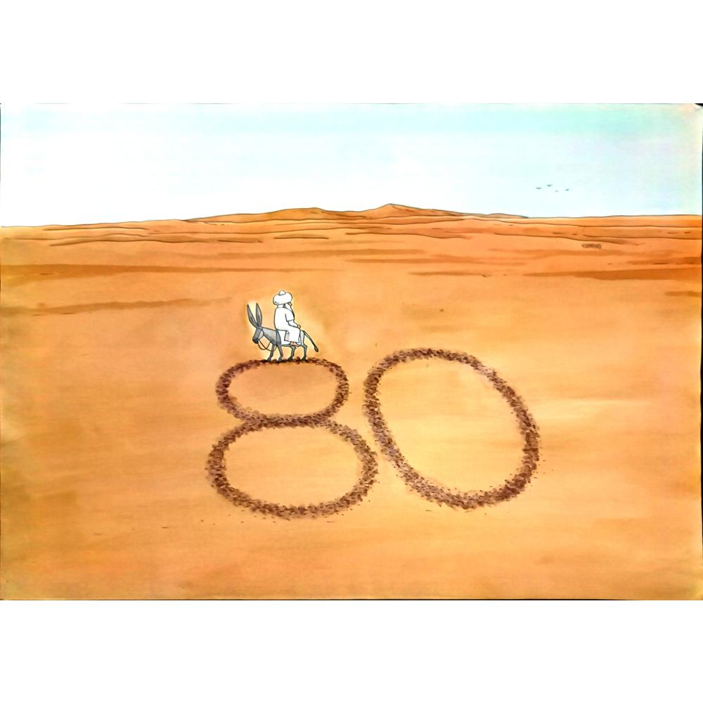 Lubomir Kotrha 43x30cm Orijinal Karikatür BOD05892