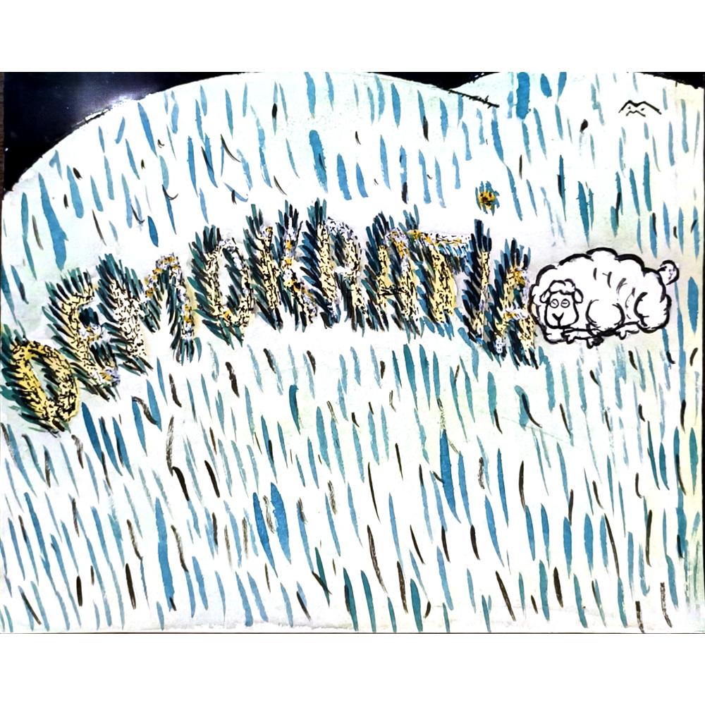 Mileta Miloradovic 30x30cm Orijinal Karikatür BOD05894