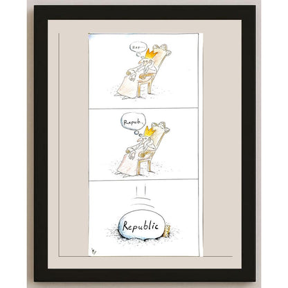 Hamid Mosayebi 45x23cm Orijinal Karikatür BOD05897
