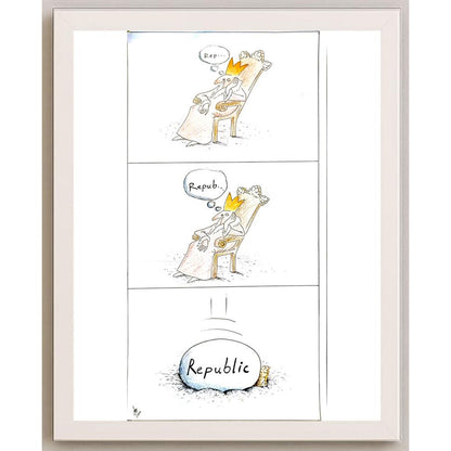 Hamid Mosayebi 45x23cm Orijinal Karikatür BOD05897