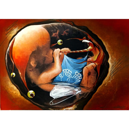 Willem Rasing 43x30cm Orijinal Karikatür BOD05907