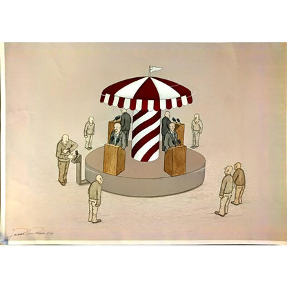 Peiman Rezaei 43x30cm Orijinal Karikatür BOD05910