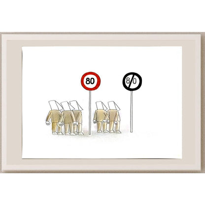 Lubica Konkova 29x21cm Orijinal Karikatür BOD05925