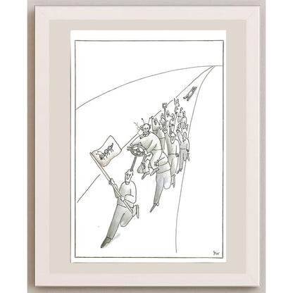 Masoud Ziaei Zardkhashosei 29x21cm Orijinal Karikatür BOD05927