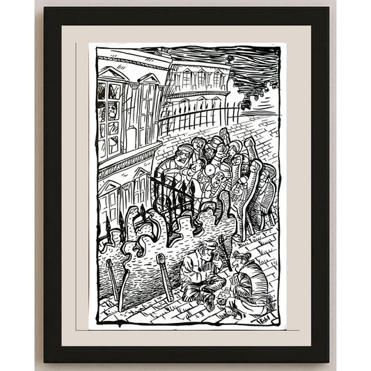 Daniel Rosell Montalban 33x23cm Orijinal Karikatür BOD05931
