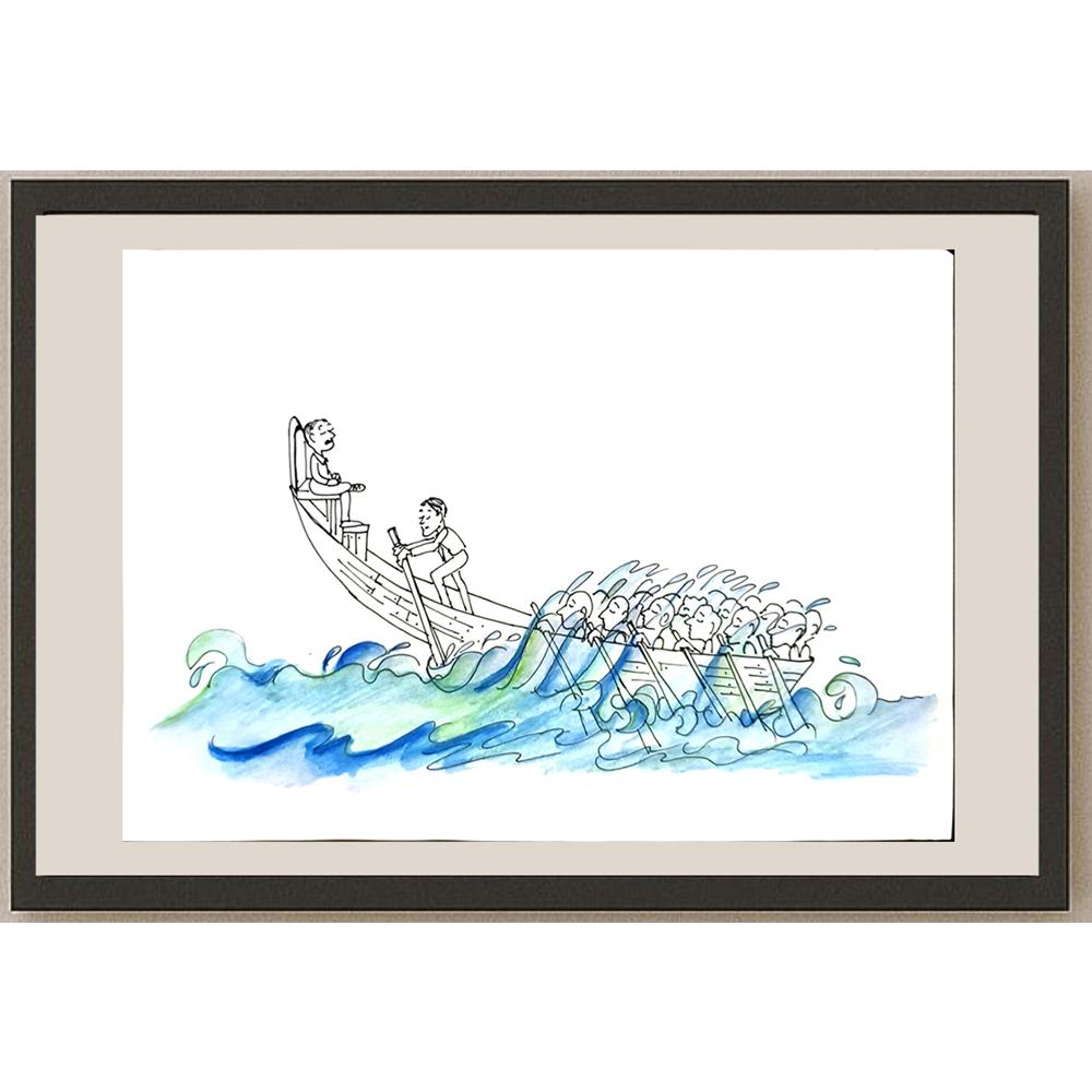 Nigar Nazari 29x21cm Orijinal Karikatür BOD05937