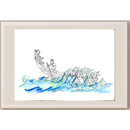 Nigar Nazari 29x21cm Orijinal Karikatür BOD05937
