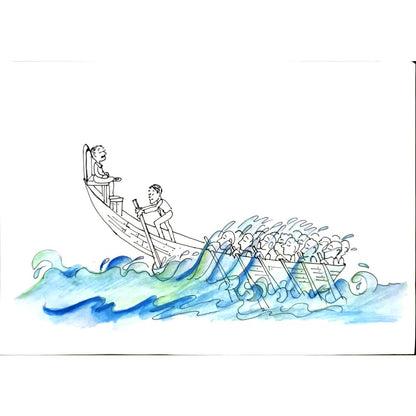 Nigar Nazari 29x21cm Orijinal Karikatür BOD05937