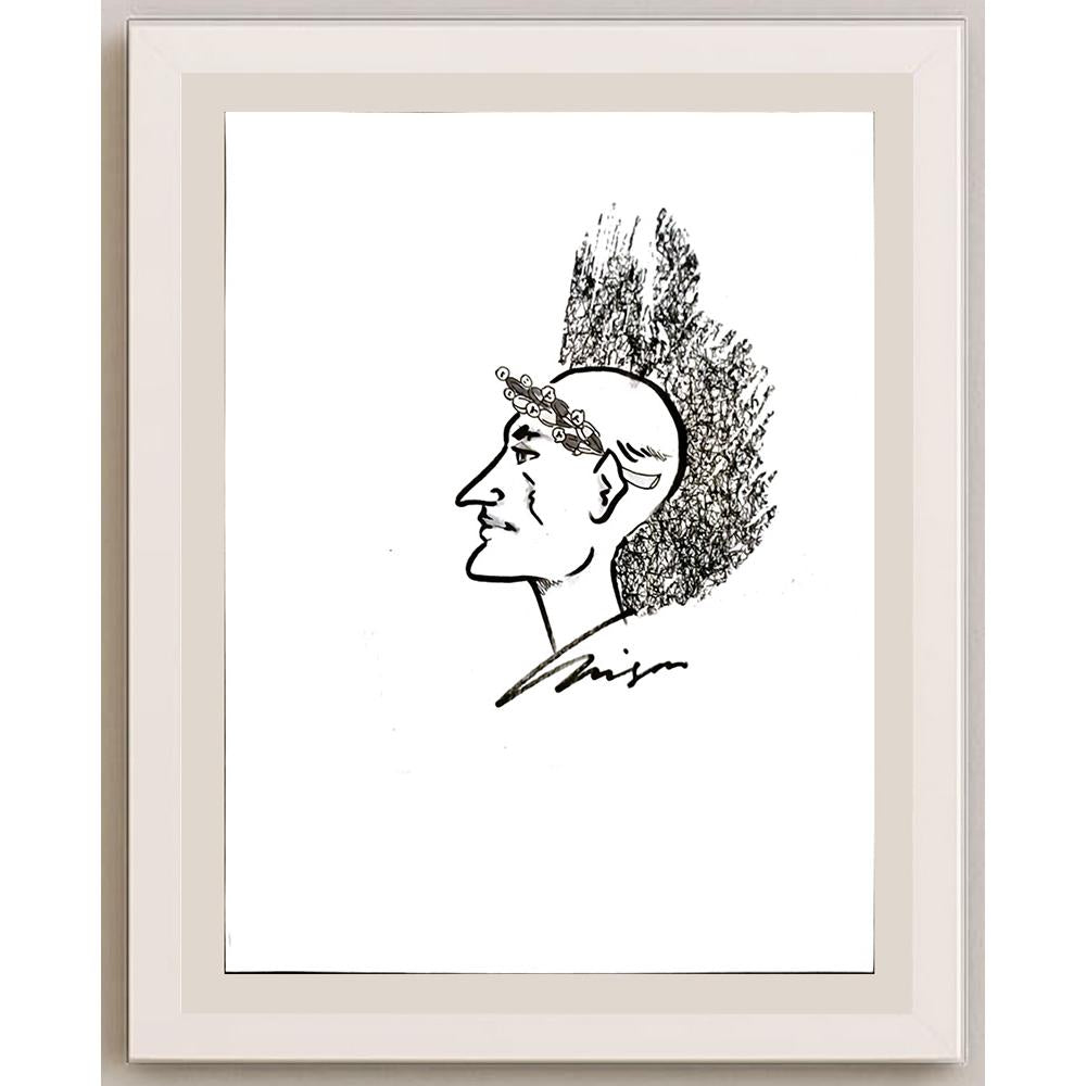 Numair Abbas 29x21cm Orijinal Karikatür BOD05938