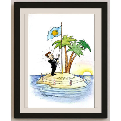 Vadim Shevchenko 29x21cm Orijinal Karikatür BOD05940