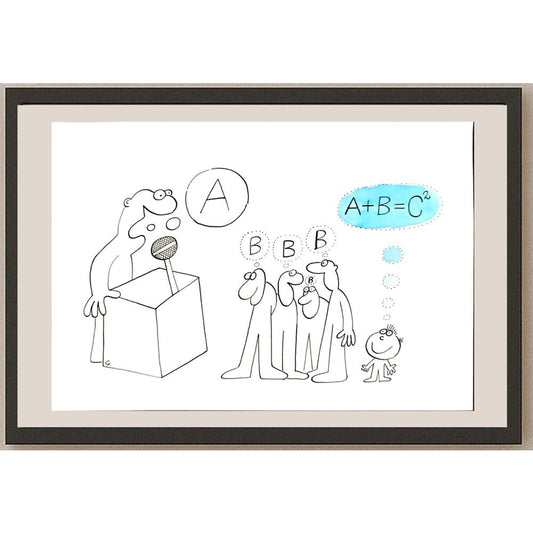 Peter Gabris 29x21cm Orijinal Karikatür BOD05948