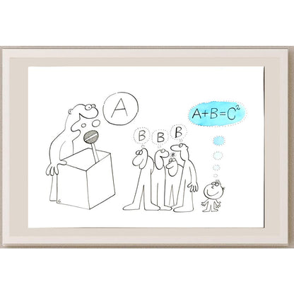 Peter Gabris 29x21cm Orijinal Karikatür BOD05948