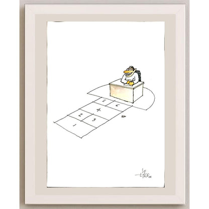 Erico Junqueira Ayres 35x25cm Orijinal Karikatür BOD05961
