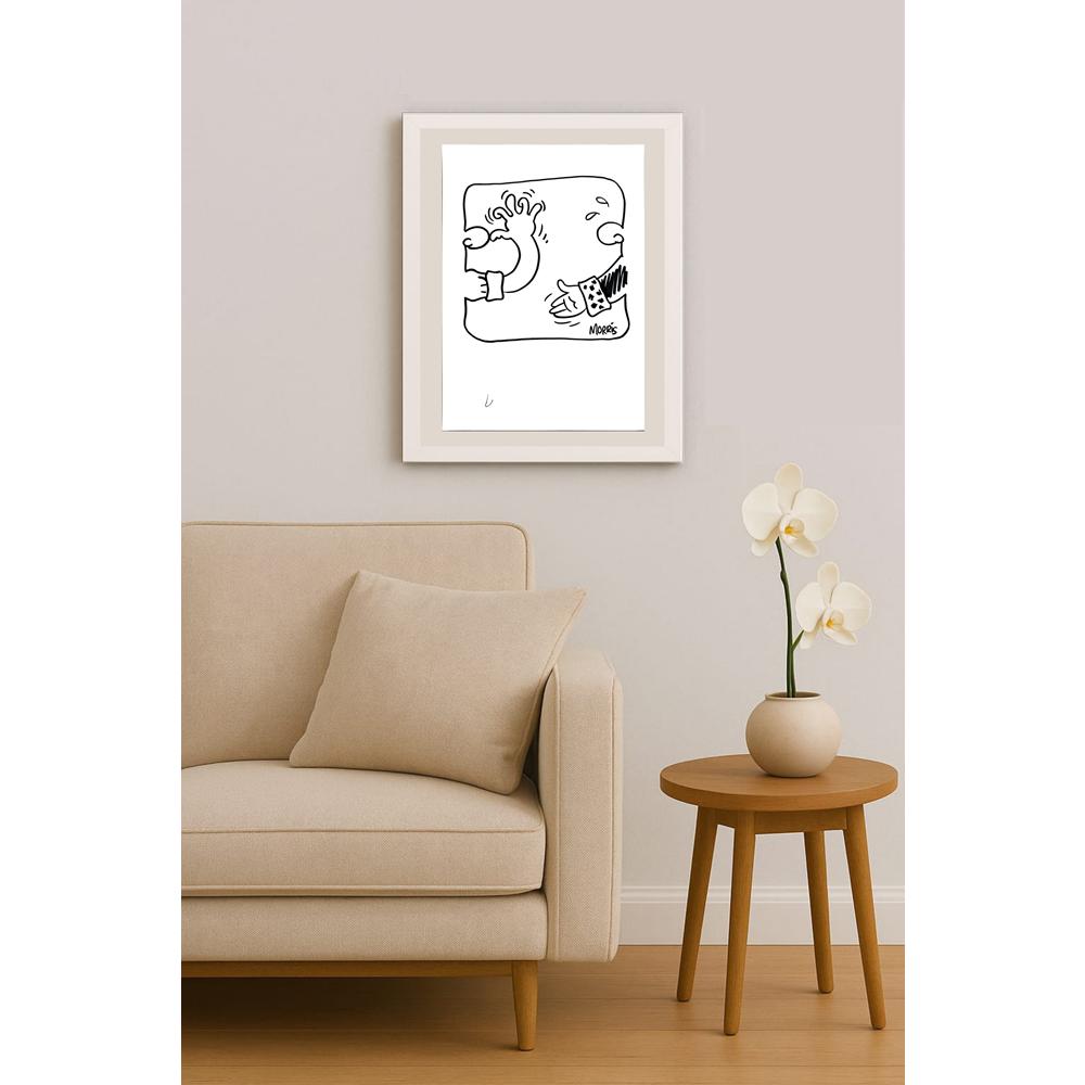David Morris 29x21cm Orijinal Karikatür BOD05962