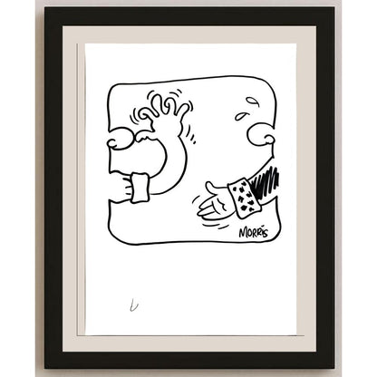 David Morris 29x21cm Orijinal Karikatür BOD05962