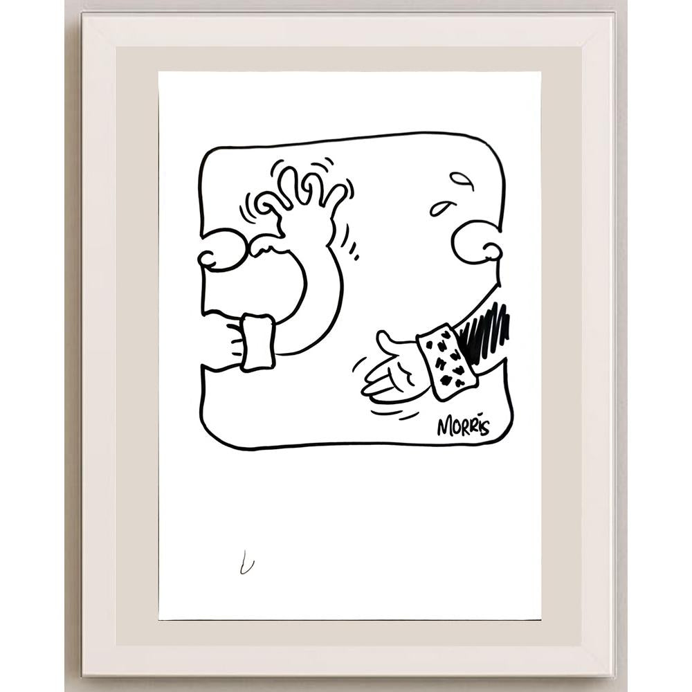 David Morris 29x21cm Orijinal Karikatür BOD05962