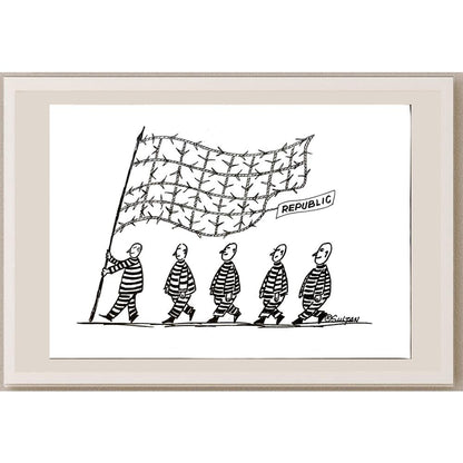 Reshad Sultanovic 29x21cm Orijinal Karikatür BOD05974