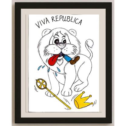 Vladislav Plamenov Mihaylov 29x21cm Orijinal Karikatür BOD05978