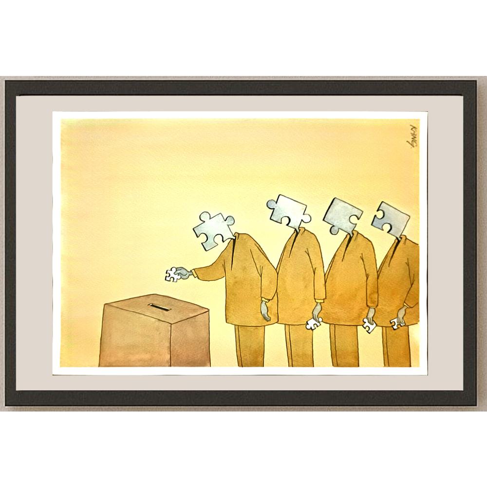 Taeyong Kang 29x21cm Orijinal Karikatür BOD05980