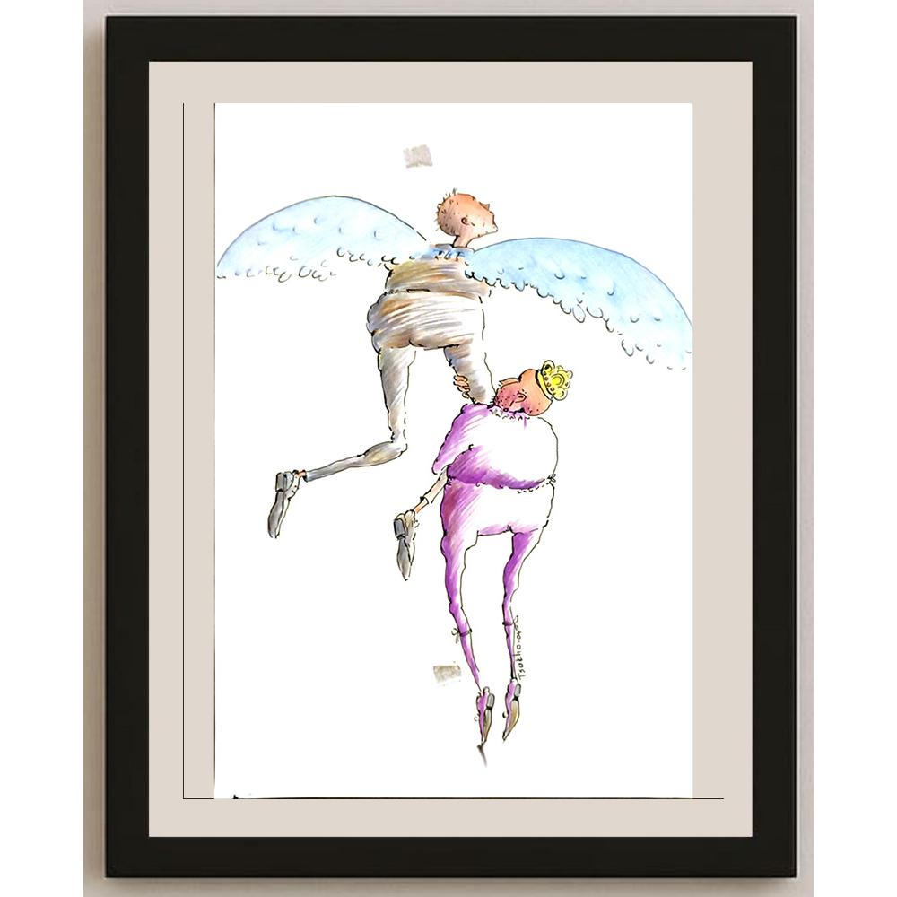 Tsocho Peev 29x21cm Orijinal Karikatür BOD05984