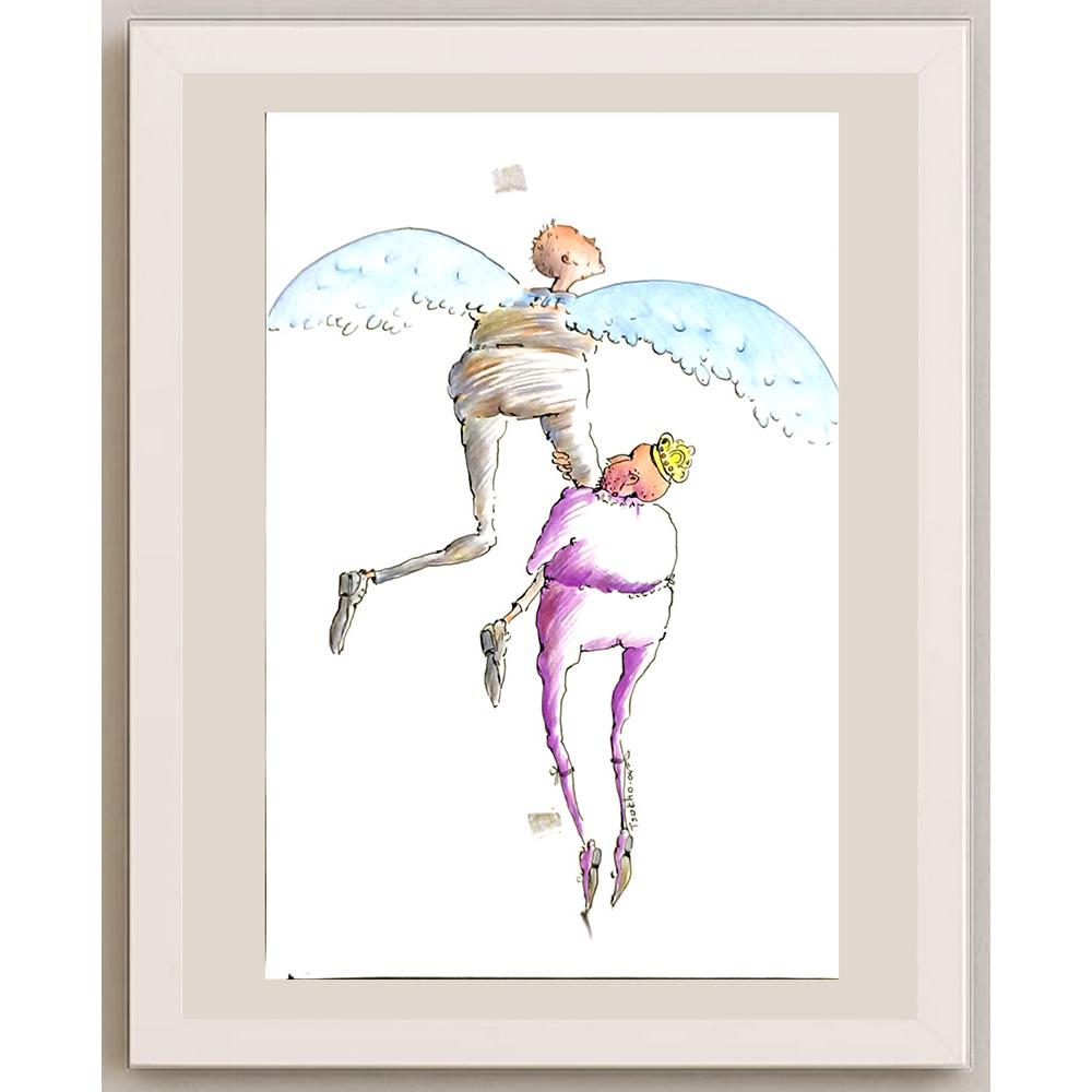 Tsocho Peev 29x21cm Orijinal Karikatür BOD05984