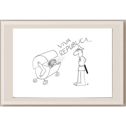 Peter Gabris 29x21cm Orijinal Karikatür BOD05985