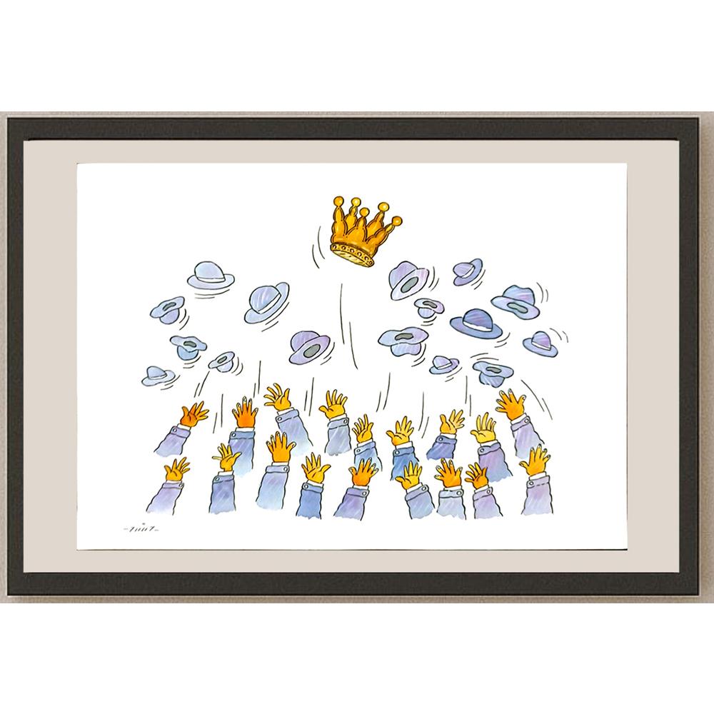 Hassanzadeh Khossrow 29x21cm Orijinal Karikatür BOD05986