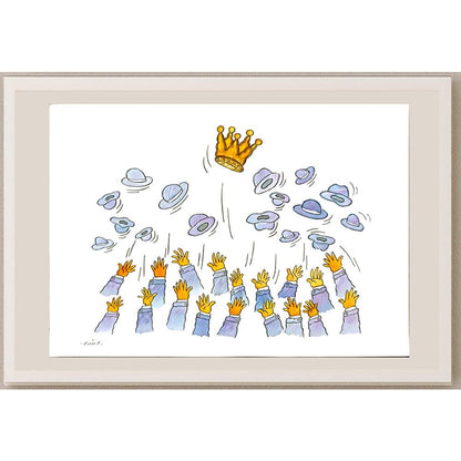 Hassanzadeh Khossrow 29x21cm Orijinal Karikatür BOD05986