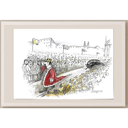 Wolfgang Schlegel 29x21cm Orijinal Karikatür BOD05987