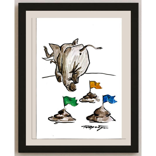 Erenburg Boris 29x21cm Orijinal Karikatür BOD05988