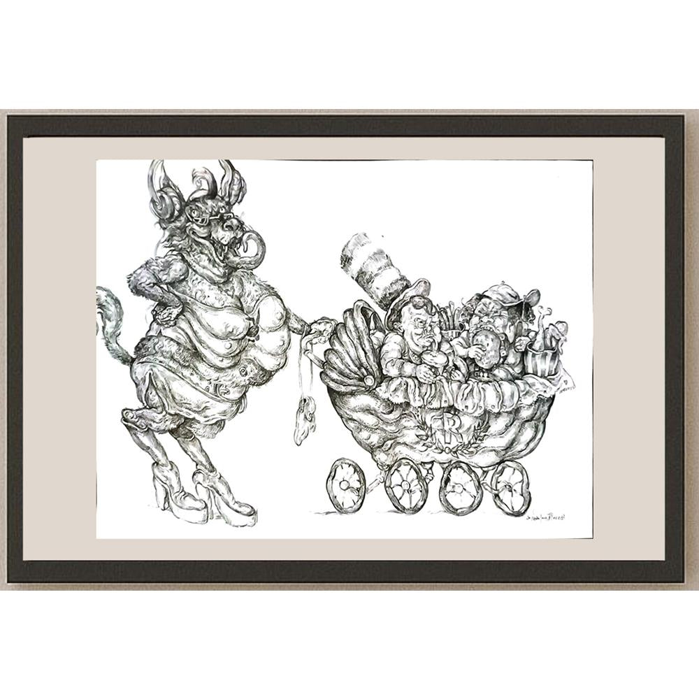 Oscar Camilo De Las Flores 28x22cm Orijinal Karikatür BOD05991