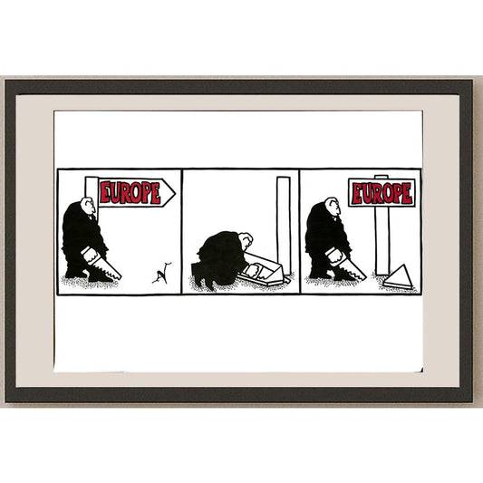 Andrey Sejan 29x21cm Orijinal Karikatür BOD05995