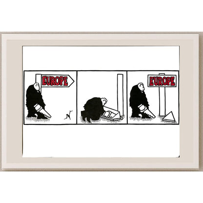 Andrey Sejan 29x21cm Orijinal Karikatür BOD05995