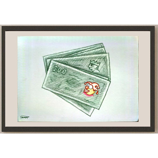 Ramin Rezaie 29x21cm Orijinal Karikatür BOD05999