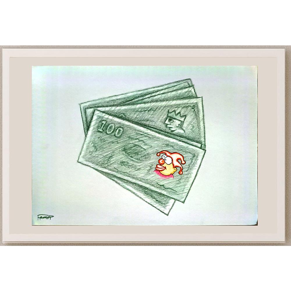 Ramin Rezaie 29x21cm Orijinal Karikatür BOD05999