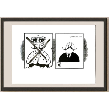 John England Orijinal Karikatür BOD06003