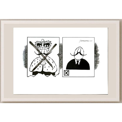 John England Orijinal Karikatür BOD06003