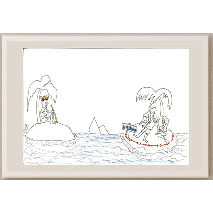 Nedeljko Deretic 29x21cm Orijinal Karikatür BOD06008