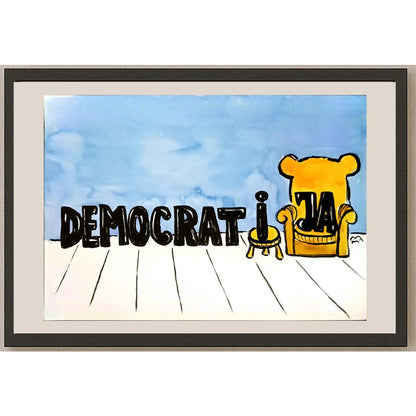 Mileta Miloradovic 29x21cm Orijinal Karikatür BOD06021