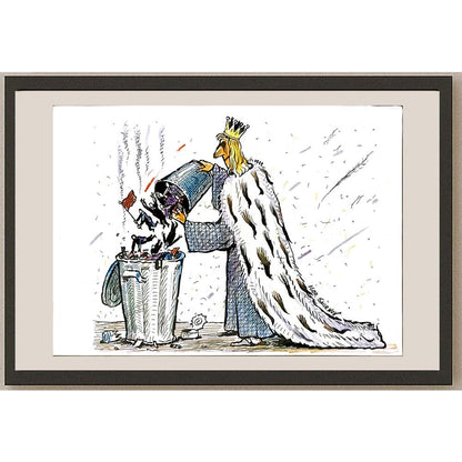 Igor Smirnov 29x21cm Orijinal Karikatür BOD06025