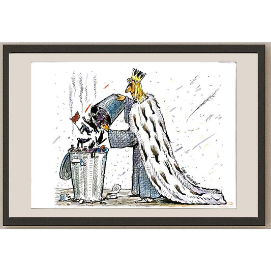 Igor Smirnov 29x21cm Orijinal Karikatür BOD06025