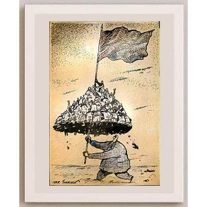 Igor Smirnov 29x21cm Orijinal Karikatür BOD06027