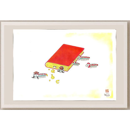 Harumi Imahase 43x30cm Orijinal Karikatür BOD06032