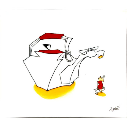 Lee Dae Ho 33x28cm Orijinal Karikatür BOD06036